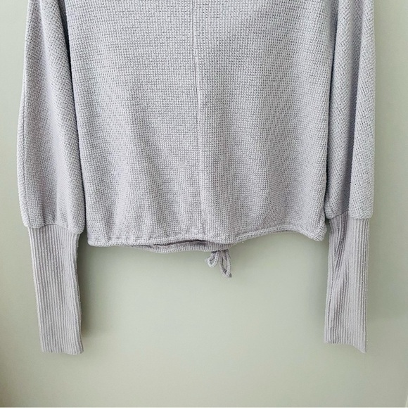 Urban Outfitters Off-the-Shoulder Crop Sweater Dusty Purple Sz Small - Picture 10 of 11